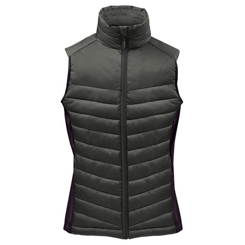Granite-Black - Front - Stormtech Womens-Ladies Montserrat Thermal Gilet