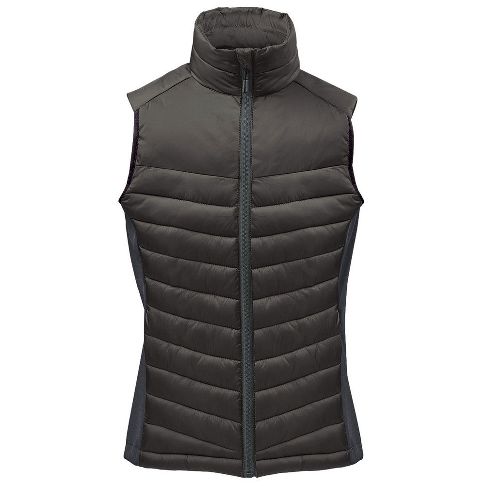 Black-Granite - Front - Stormtech Womens-Ladies Montserrat Thermal Gilet