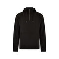 Black - Front - Kustom Kit Mens Quarter Zip Regular Hoodie