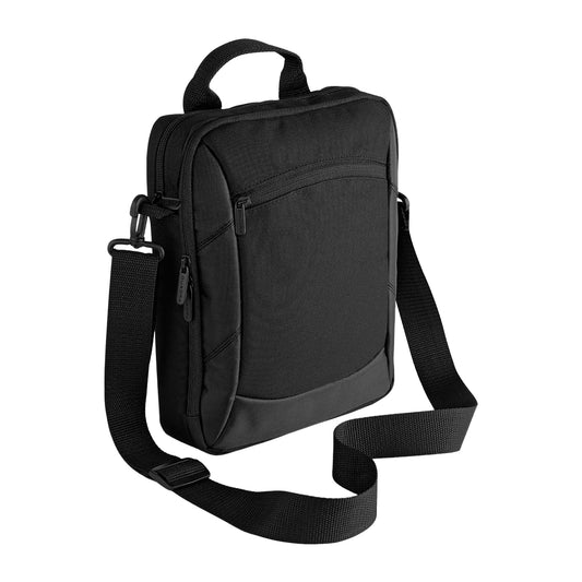 Black - Front - Quadra Executive Plain Tablet Case