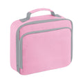 Classic Pink - Front - Quadra Lunch Plain Cooler Bag