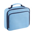 Sky Blue - Front - Quadra Lunch Plain Cooler Bag