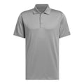 Grey Three - Front - Adidas Clothing Mens Performance Polo Shirt