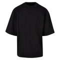 Black - Front - Build Your Brand Mens Oversized T-Shirt
