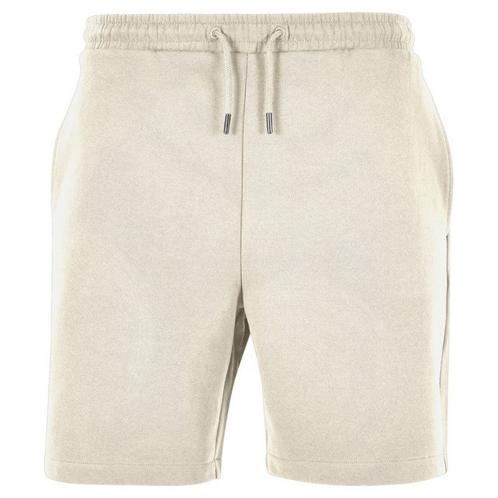 Sand - Front - Build Your Brand Mens Ultra Heavy Sweat Shorts