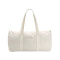 Grey - Front - Westford Mill Striped Organic Cotton Duffle Bag