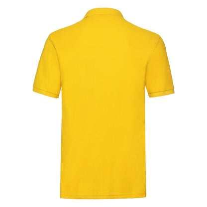 Sunflower - Back - Fruit of the Loom Mens Premium Pique Polo Shirt