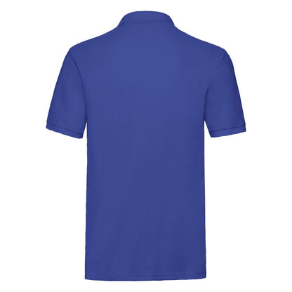 Royal Blue - Back - Fruit of the Loom Mens Premium Pique Polo Shirt