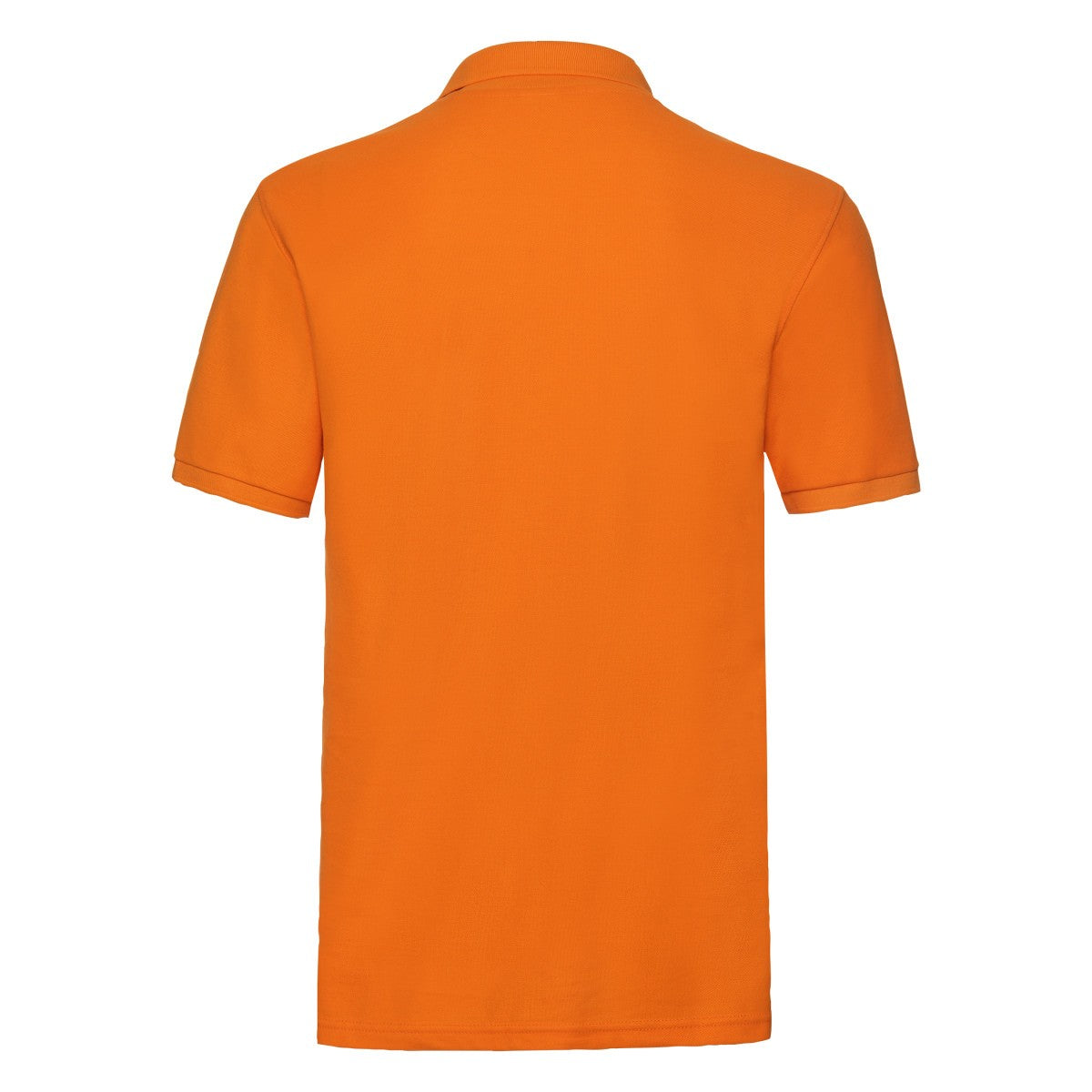 Orange - Back - Fruit of the Loom Mens Premium Pique Polo Shirt