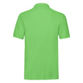 Lime - Back - Fruit of the Loom Mens Premium Pique Polo Shirt