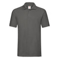 Light Graphite - Front - Fruit of the Loom Mens Premium Pique Polo Shirt