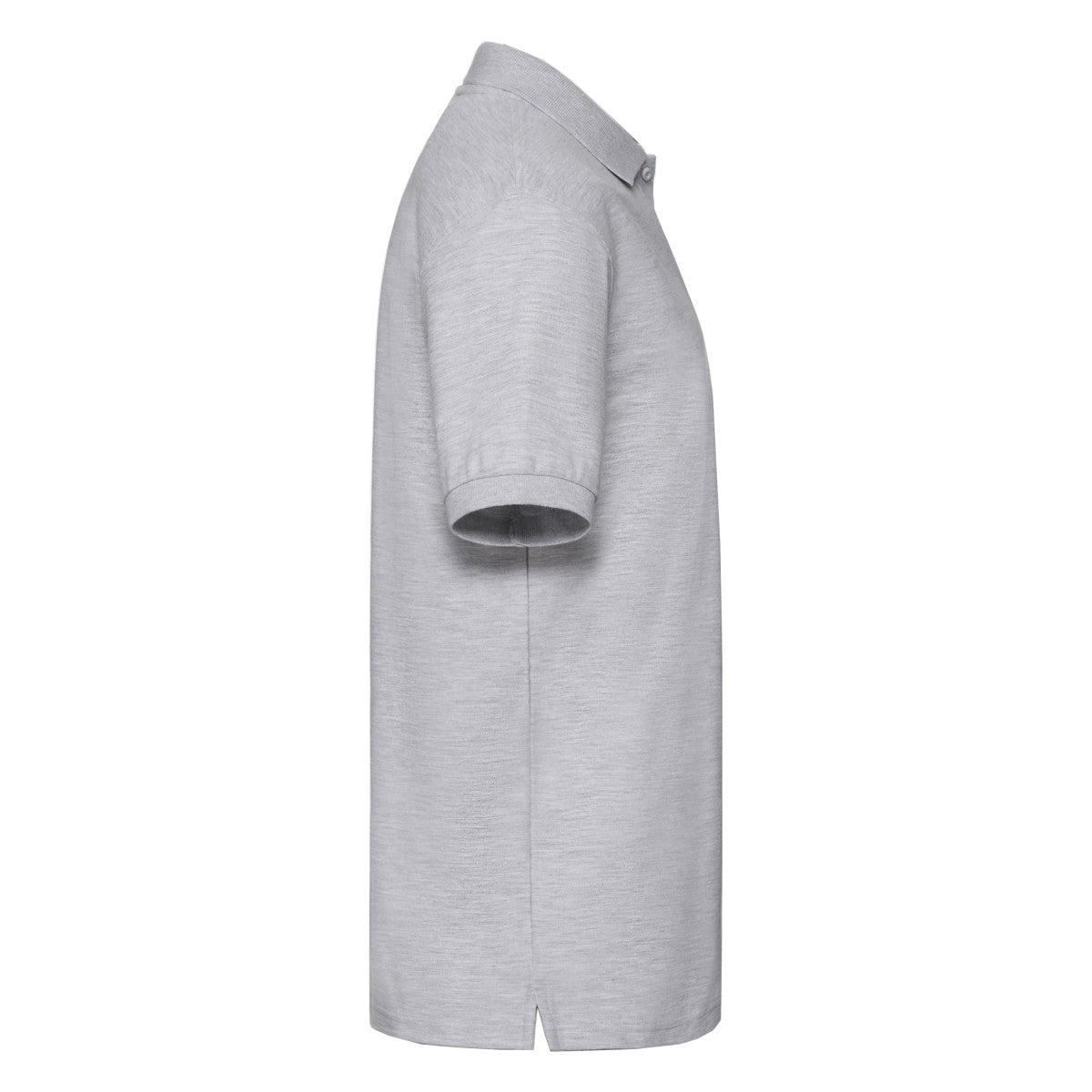Heather Grey - Side - Fruit of the Loom Mens Premium Pique Polo Shirt