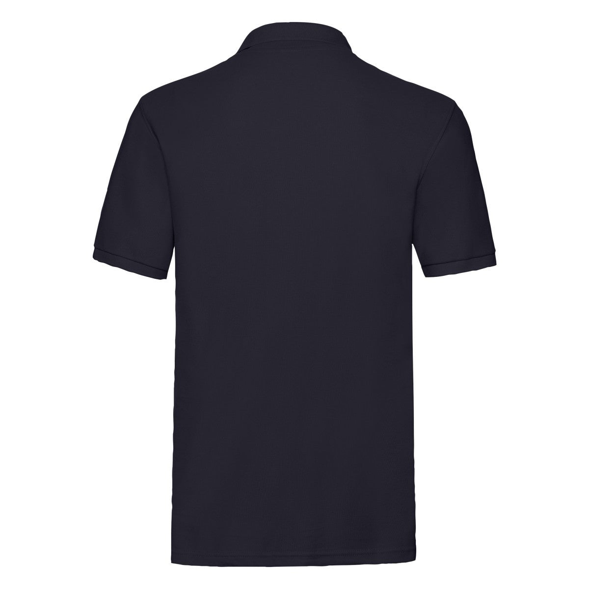 Deep Navy - Back - Fruit of the Loom Mens Premium Pique Polo Shirt