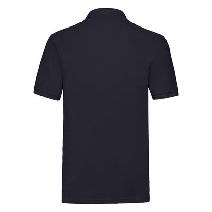 Deep Navy - Back - Fruit of the Loom Mens Premium Pique Polo Shirt