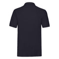 Deep Navy - Back - Fruit of the Loom Mens Premium Pique Polo Shirt