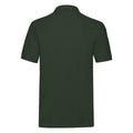 Bottle Green - Back - Fruit of the Loom Mens Premium Pique Polo Shirt