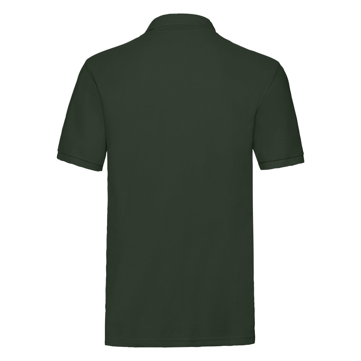 Bottle Green - Back - Fruit of the Loom Mens Premium Pique Polo Shirt