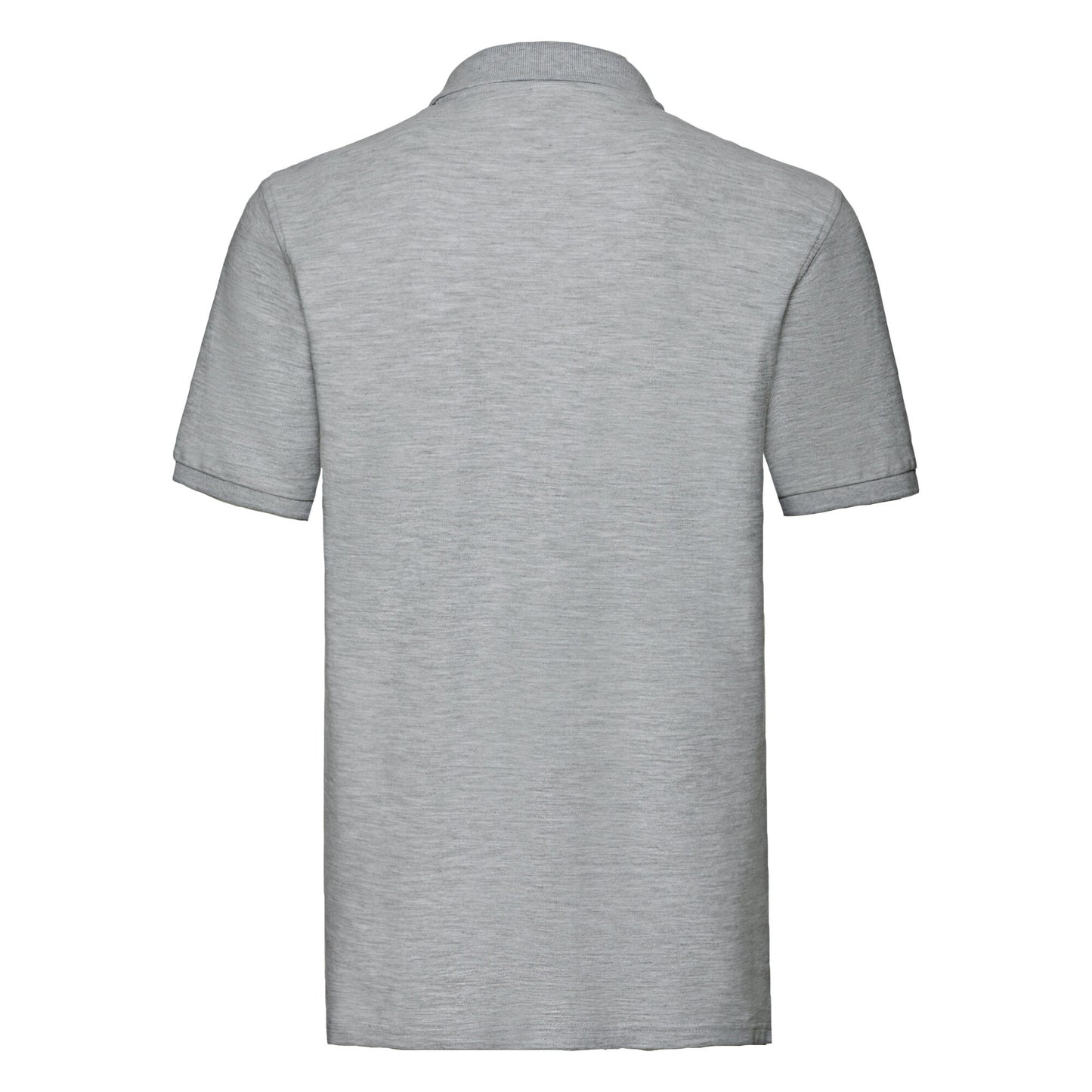 Amber Heather - Back - Fruit of the Loom Mens Premium Pique Polo Shirt