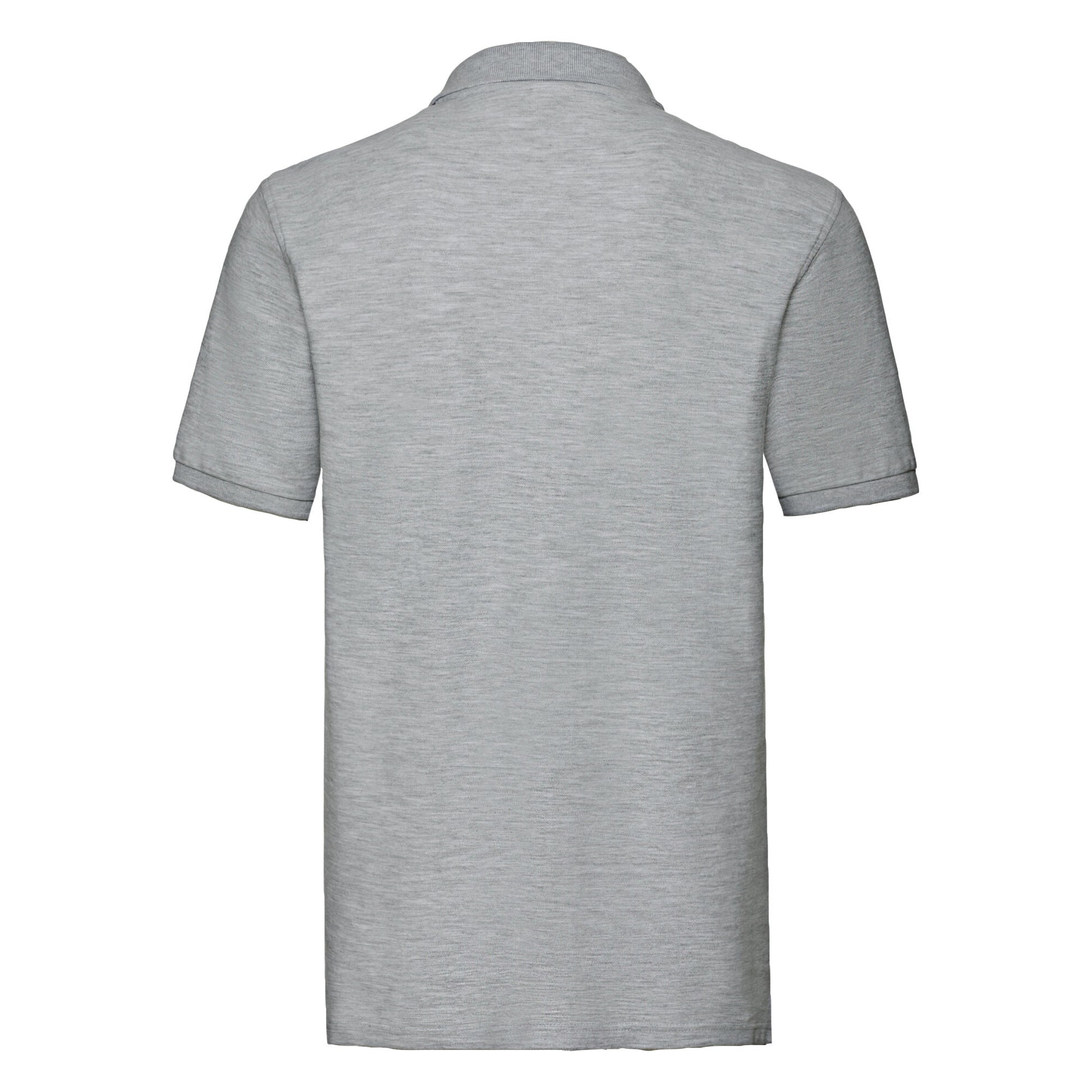 Amber Heather - Back - Fruit of the Loom Mens Premium Pique Polo Shirt