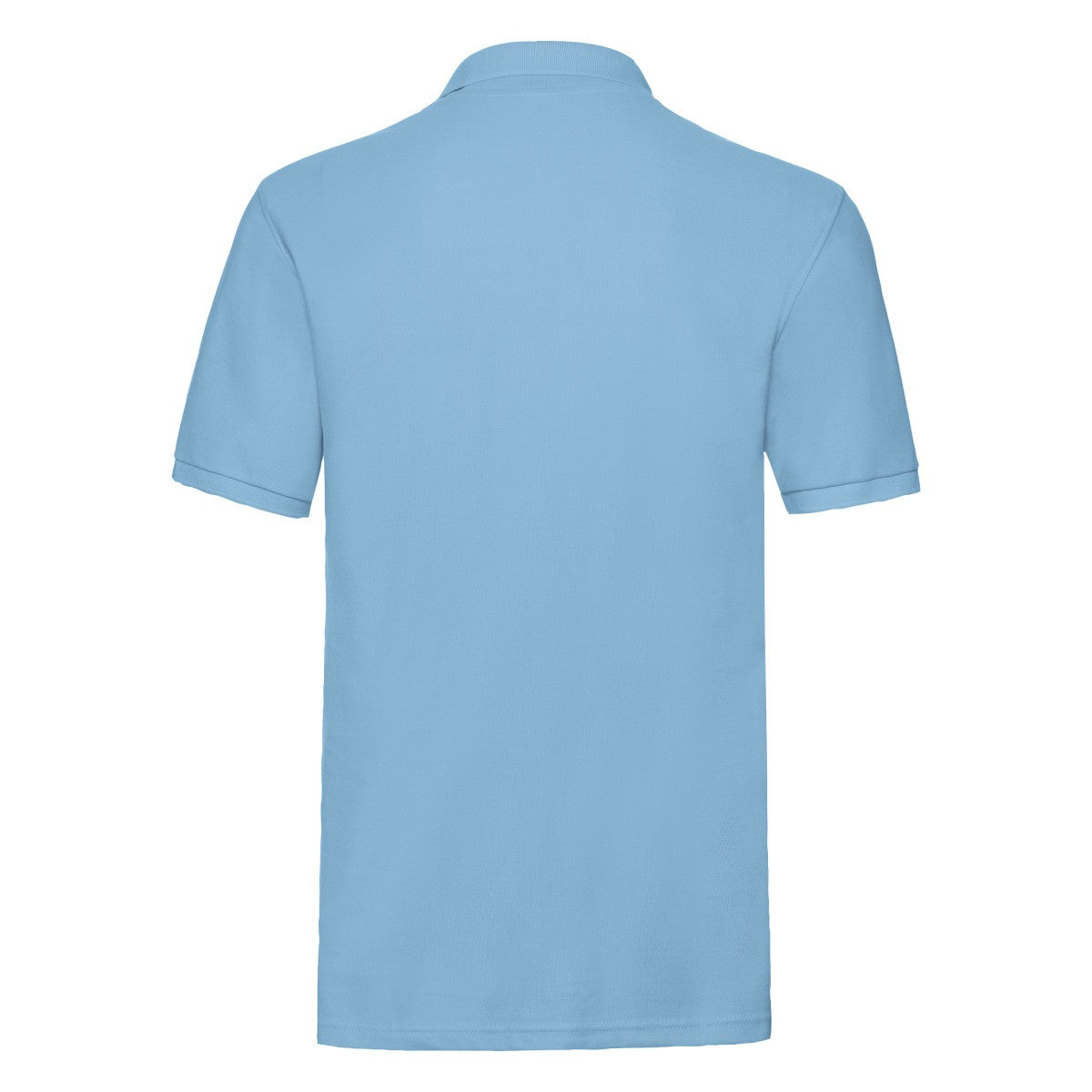 Sky Blue - Back - Fruit of the Loom Mens Premium Pique Polo Shirt