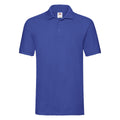 Royal Blue - Front - Fruit of the Loom Mens Premium Pique Polo Shirt