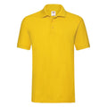 Sunflower - Front - Fruit of the Loom Mens Premium Pique Polo Shirt
