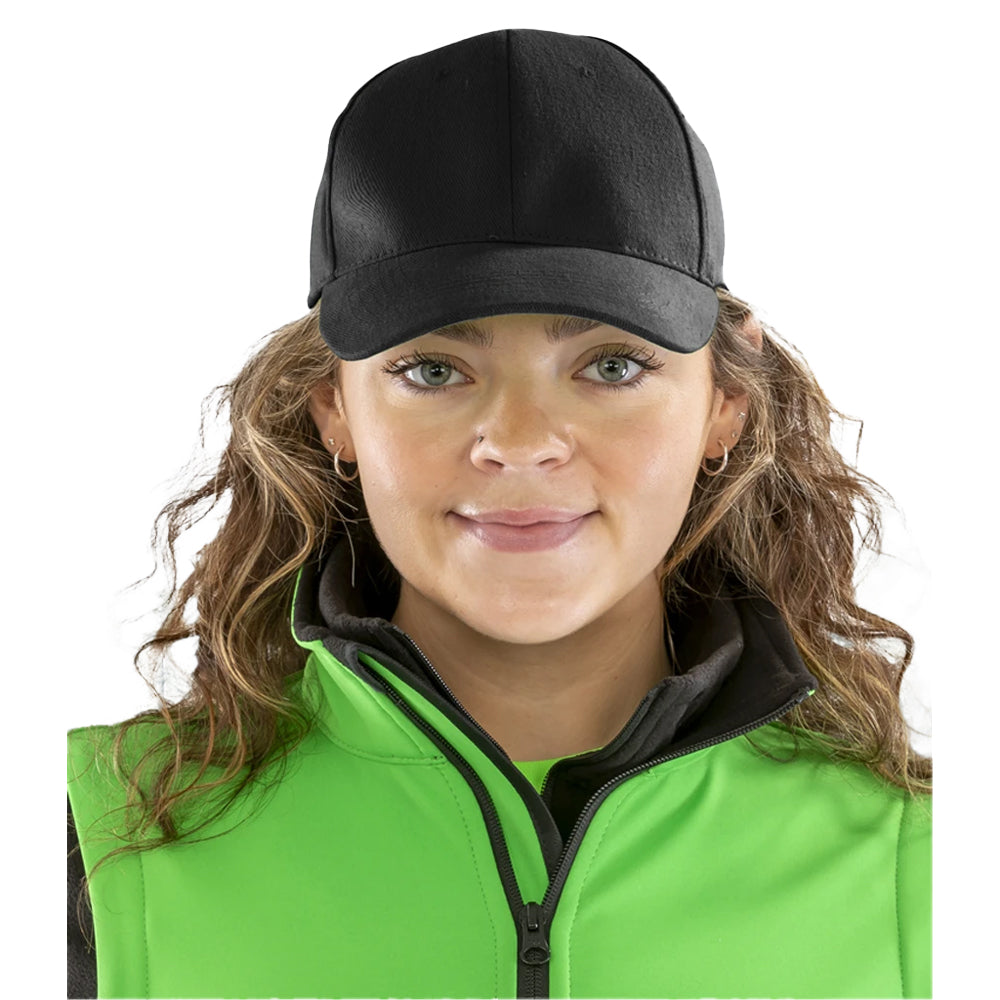 Black - Side - Result Genuine Recycled Core Low Profile Baseball Cap