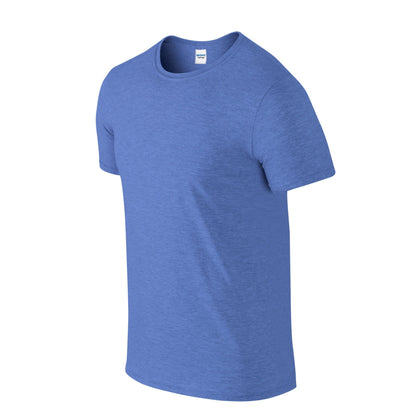 Heather Royal - Side - Gildan Unisex Adult Softstyle Heather T-Shirt