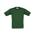 Bottle Green - Front - B&C Childrens-Kids Exact 150 T-Shirt