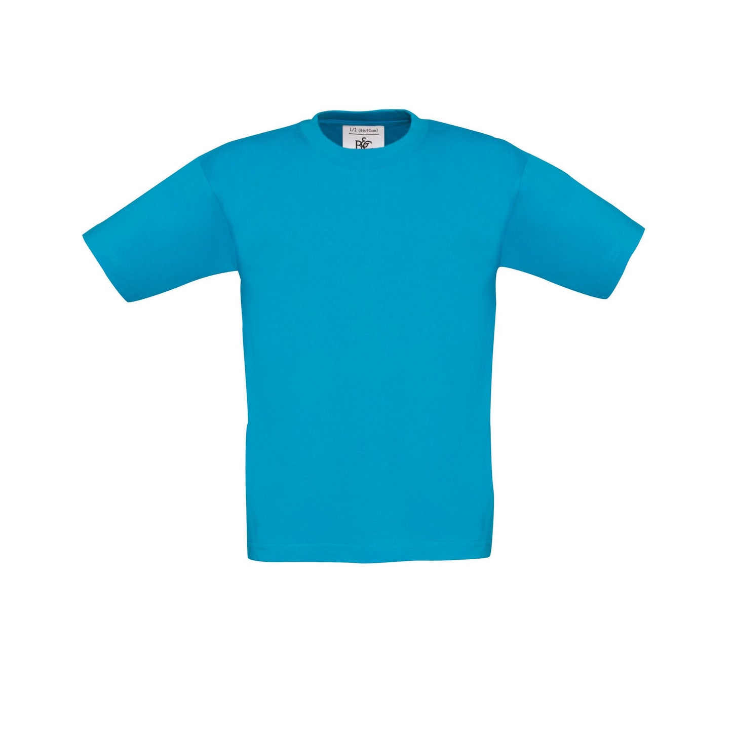 Atoll Blue - Front - B&C Childrens-Kids Exact 150 T-Shirt