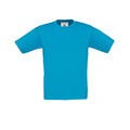 Atoll Blue - Front - B&C Childrens-Kids Exact 150 T-Shirt