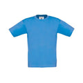 Azure - Front - B&C Childrens-Kids Exact 150 T-Shirt