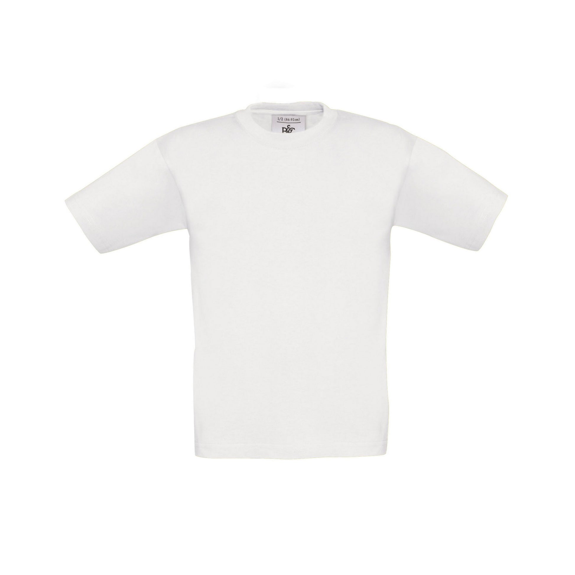 White - Front - B&C Childrens-Kids Exact 150 T-Shirt