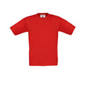 Red - Front - B&C Childrens-Kids Exact 150 T-Shirt
