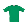 Kelly Green - Front - B&C Childrens-Kids Exact 150 T-Shirt