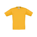 Gold - Front - B&C Childrens-Kids Exact 150 T-Shirt