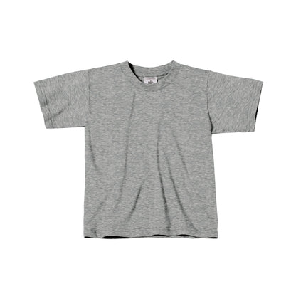 Sports Grey - Front - B&C Childrens-Kids Exact 150 T-Shirt