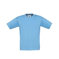 Sky Blue - Front - B&C Childrens-Kids Exact 150 T-Shirt