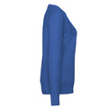 Royal Blue - Side - Fruit of the Loom Womens-Ladies Lightweight Lady Fit Raglan Sweatshirt