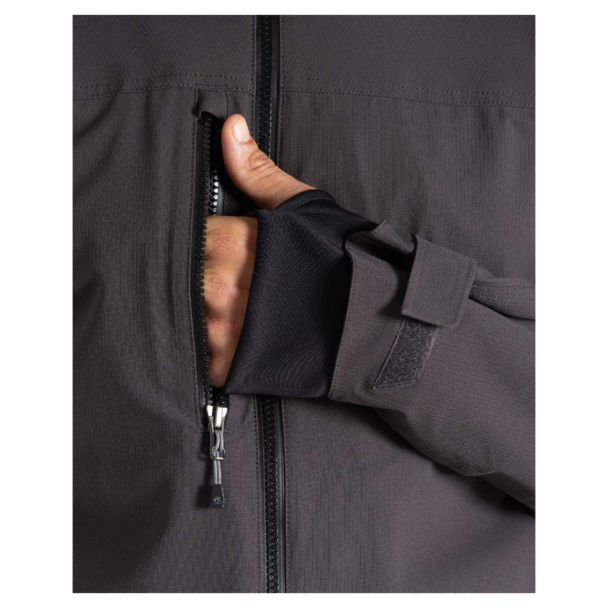 Carbon Grey - Back - Craghoppers Mens Richmond Stretch Waterproof Jacket