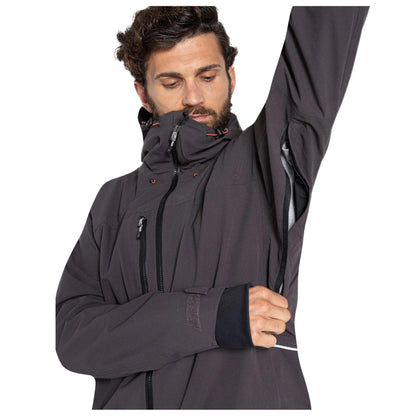 Carbon Grey - Side - Craghoppers Mens Richmond Stretch Waterproof Jacket