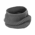 Grey - Front - Result Winter Essentials Unisex Adult Whistler Snood Hood