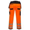 Orange-Black - Back - Portwest Mens Hi-Vis Regular Rail Trousers