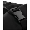 Black - Side - Bagbase Roll Top Backpack