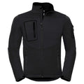 Black - Front - Russell Mens Sports Soft Shell Jacket