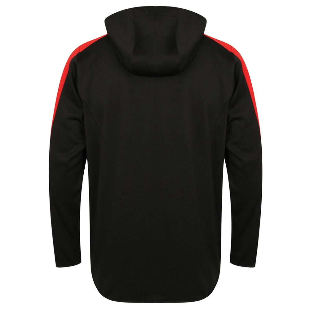 Black-Red - Back - Finden & Hales Mens Type IIR BFE Active Soft Shell Jacket
