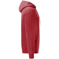 Heather Red - Side - Fruit of the Loom Mens Classic Heather Hoodie