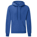 Heather Royal - Front - Fruit of the Loom Mens Classic Heather Hoodie