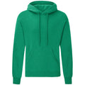 Heather Green - Front - Fruit of the Loom Mens Classic Heather Hoodie