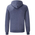 Heather Navy - Back - Fruit of the Loom Mens Classic Heather Hoodie